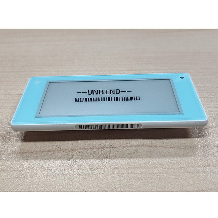 Etiqueta digital para estantes de congelador de 2,9 pulgadas, en blanco y negro, para baja temperatura