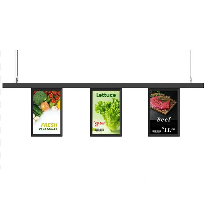 Pantalla única de señalización LCD a todo color de 10,1 pulgadas