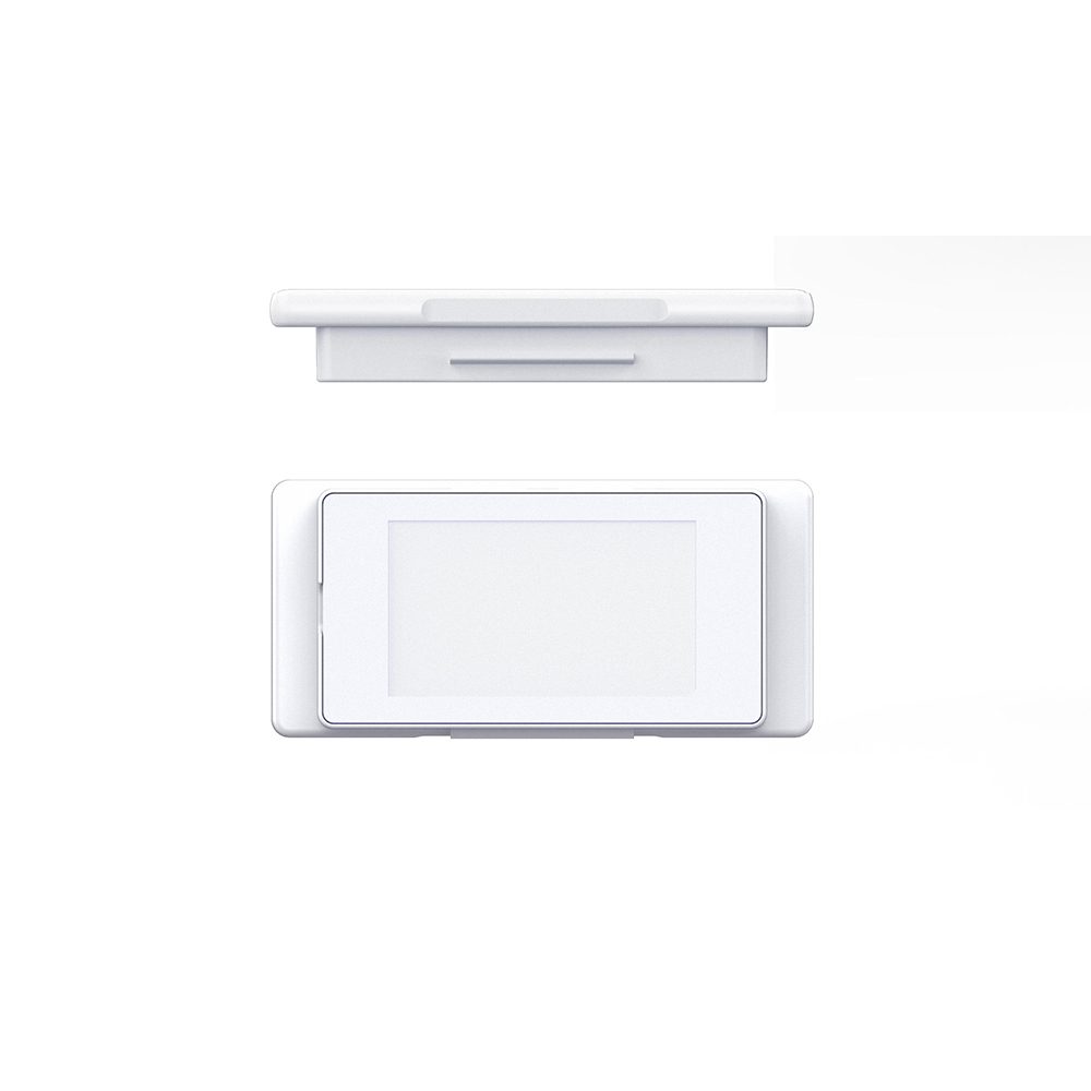 Etiqueta electrónica para estantes de 2,13 pulgadas y 3 colores, color negro, blanco y rojo