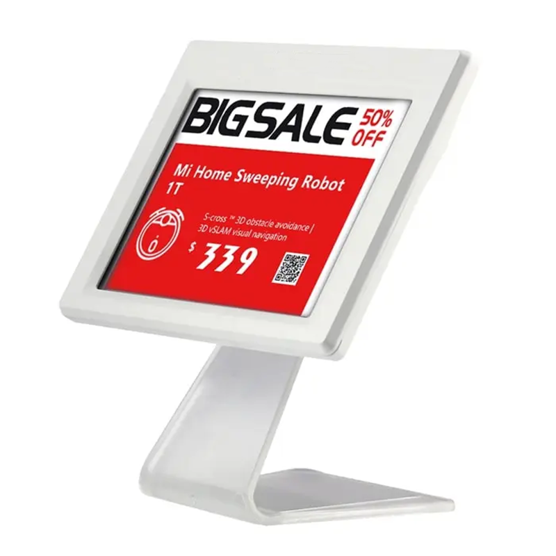 Soporte de mesa para etiquetas de precios digitales