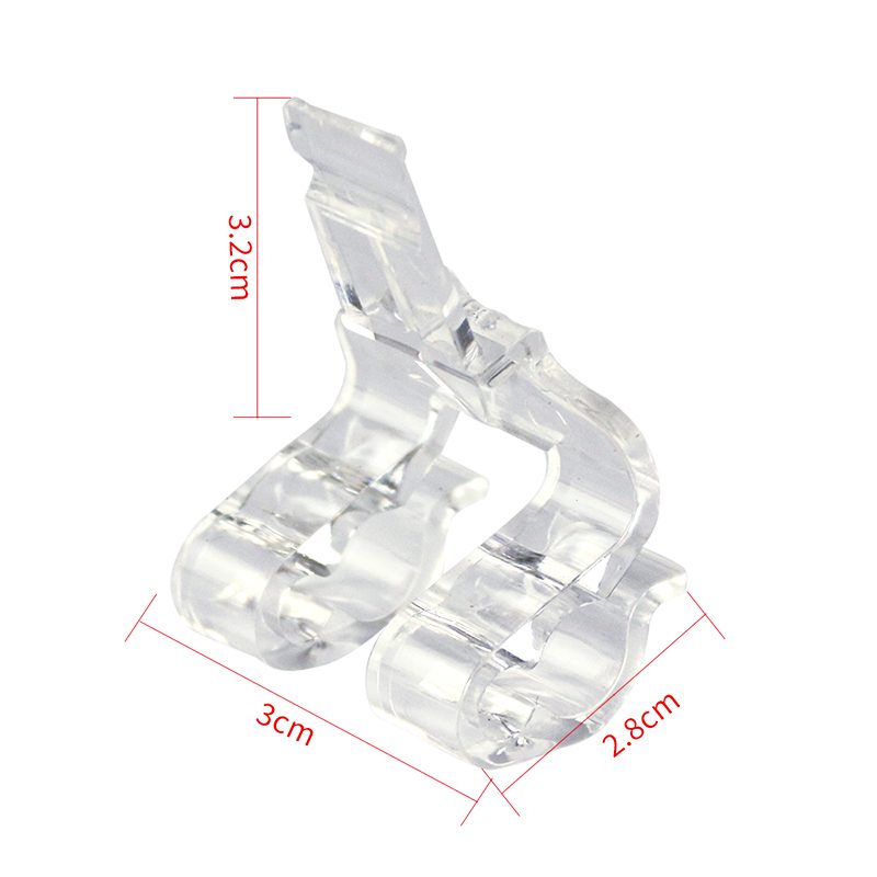 Clip vertical para etiqueta ESL para percha de metal