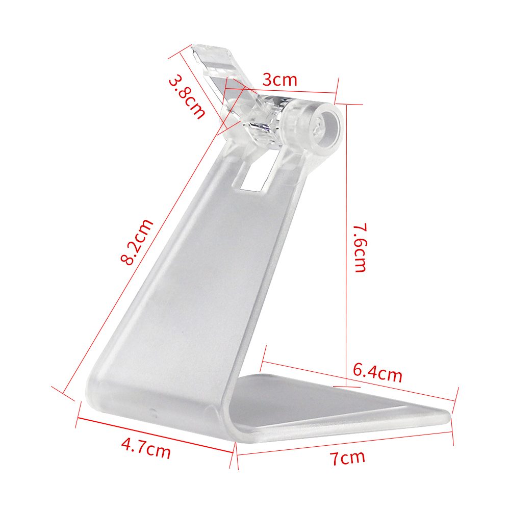 Clip vertical para etiqueta ESL para percha de metal