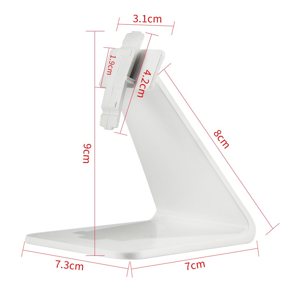 Clip vertical para etiqueta ESL para percha de metal