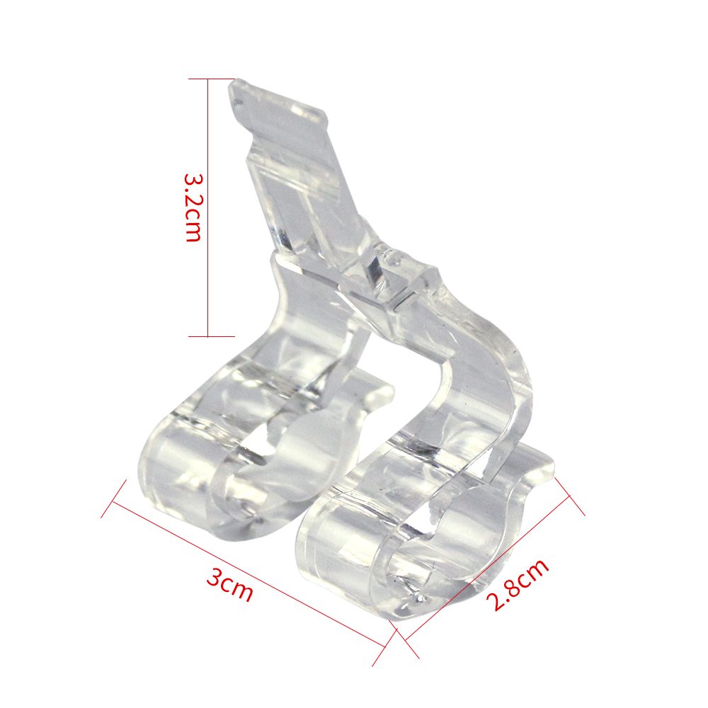 Clip vertical para etiqueta ESL para percha de metal