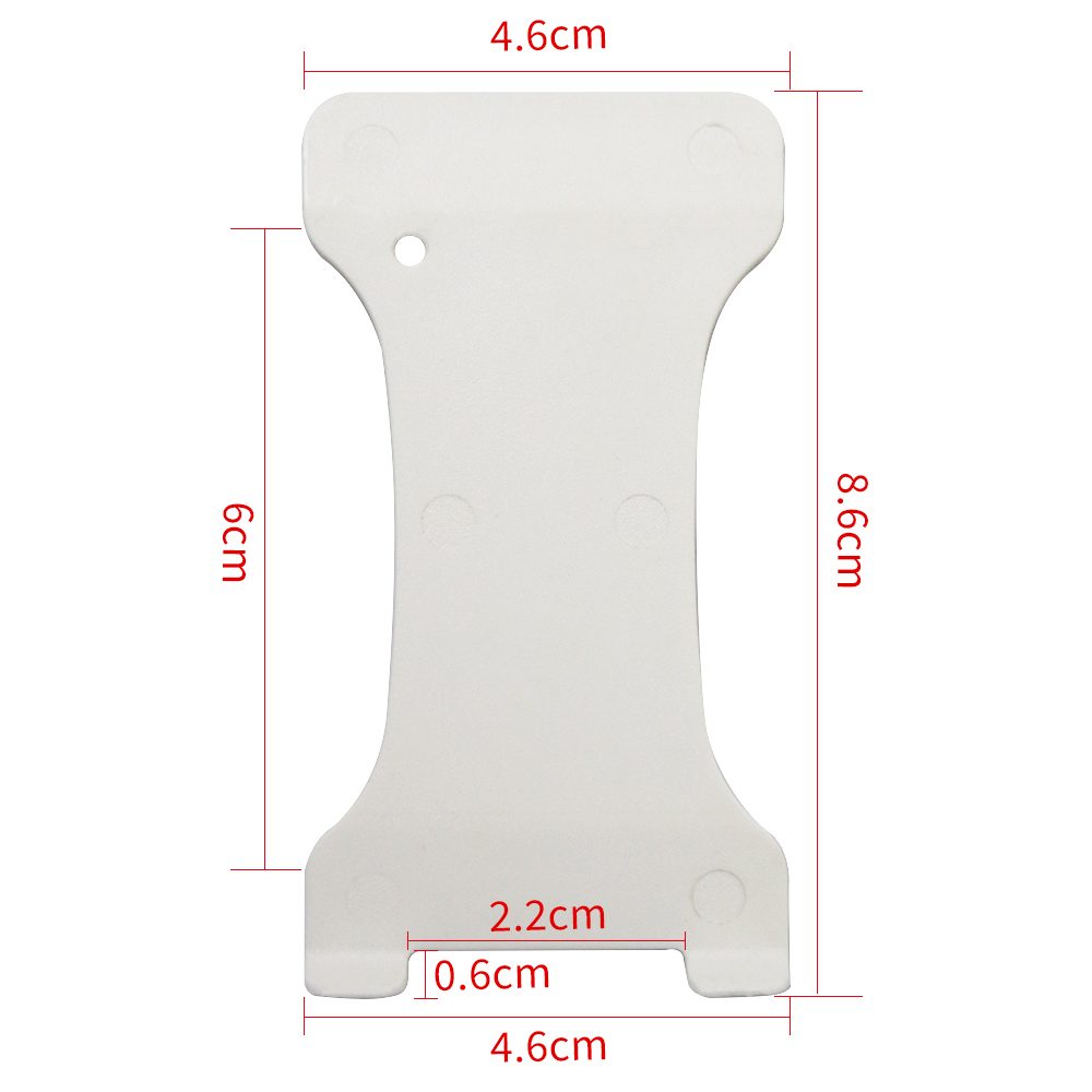 Clip vertical para etiqueta ESL para percha de metal